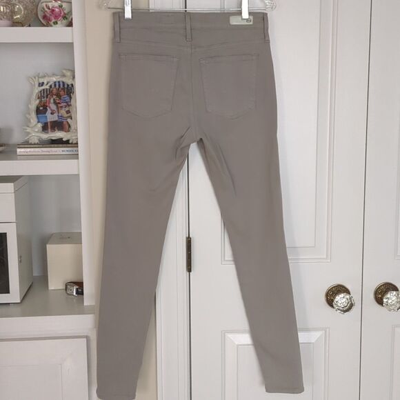AG Farrah High Waist Skinny Ankle Jeans in Soft Sueded Cotton Sateen W28 - Picture 8 of 9